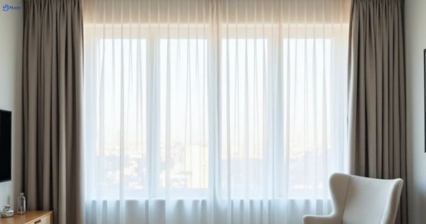 Freshly steam cleaned curtains in holroyd-nsw QLD